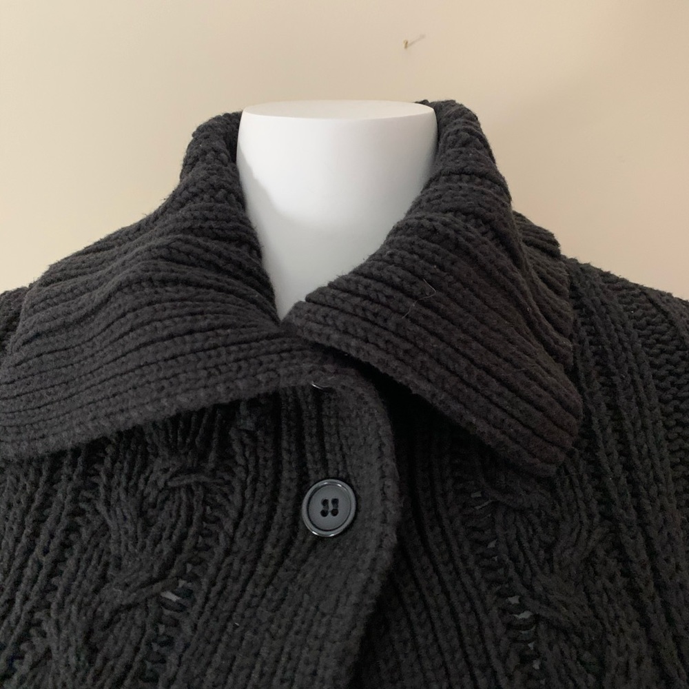 Metro 7 Charcoal Shrug Shawl Sweater - Picture 4 of 5